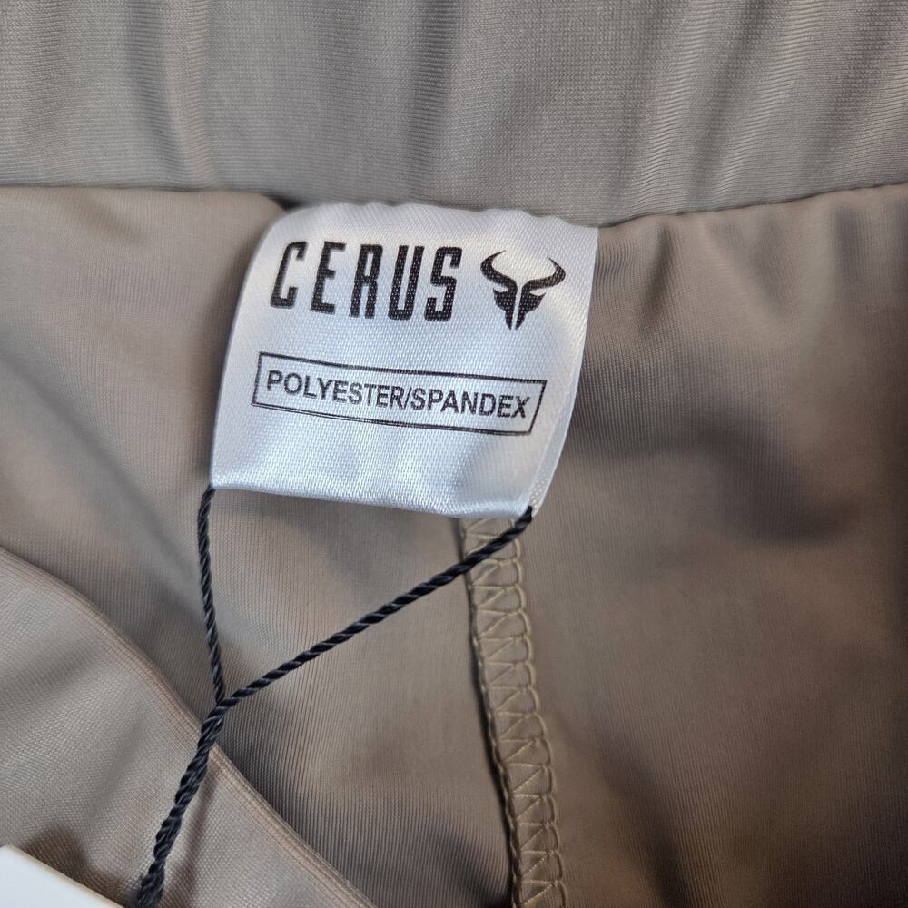 NWT Cerus Lined Athletic Training‎ Shorts Mens Size XL Beige - Picture 4 of 10